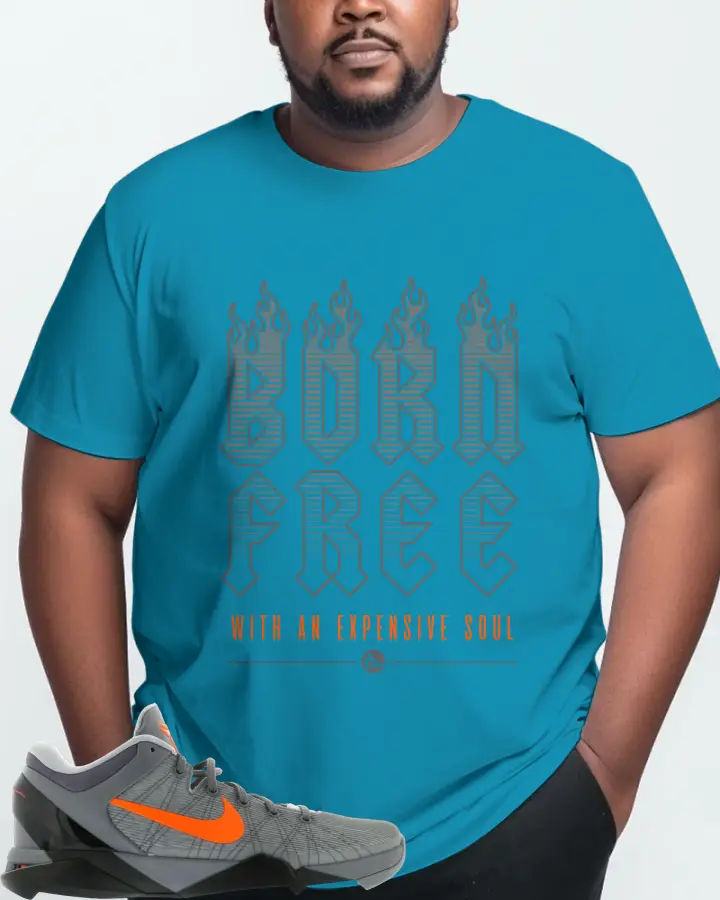 Nike Kobe 7 Sneaker Matching Aqua T-Shirt (Born Free) - View 10