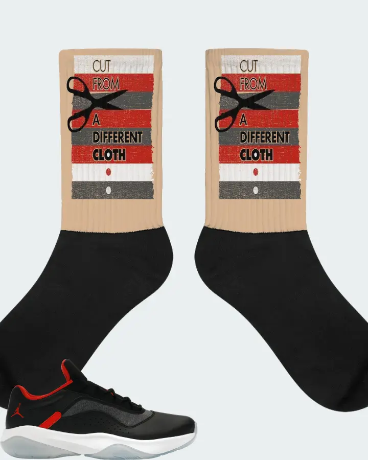 Jordan 11 CMFT Low Sneaker Matching Cream Socks - Cut From a Different Cloth