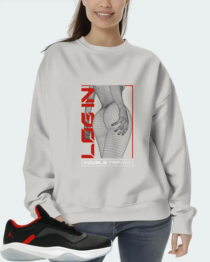 Jordan 11 CMFT Low Sneaker Matching Grey Sweatshirt (LOGIN) - View 5