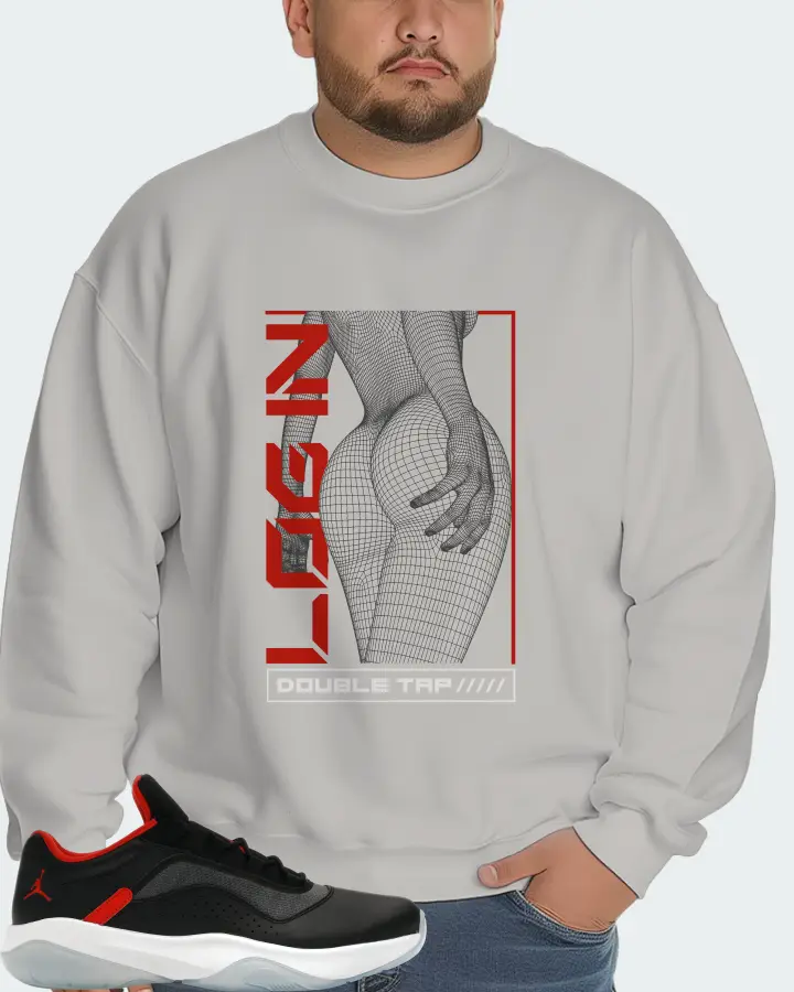 Jordan 11 CMFT Low Sneaker Matching Grey Sweatshirt (LOGIN) - View 6
