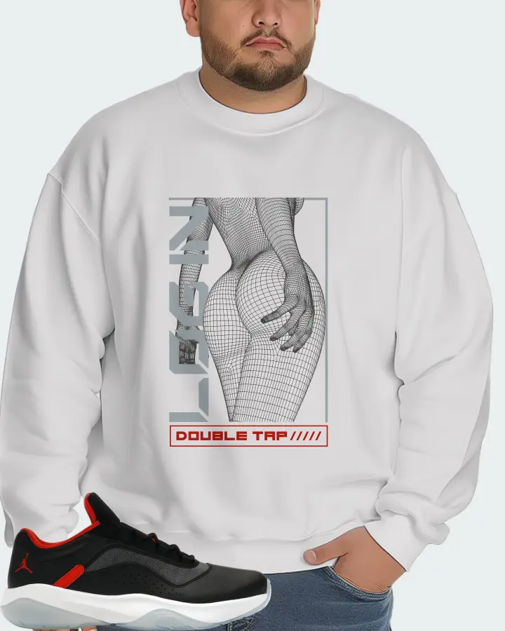 Jordan 11 CMFT Low Sneaker Matching White Sweatshirt (LOGIN) - View 6