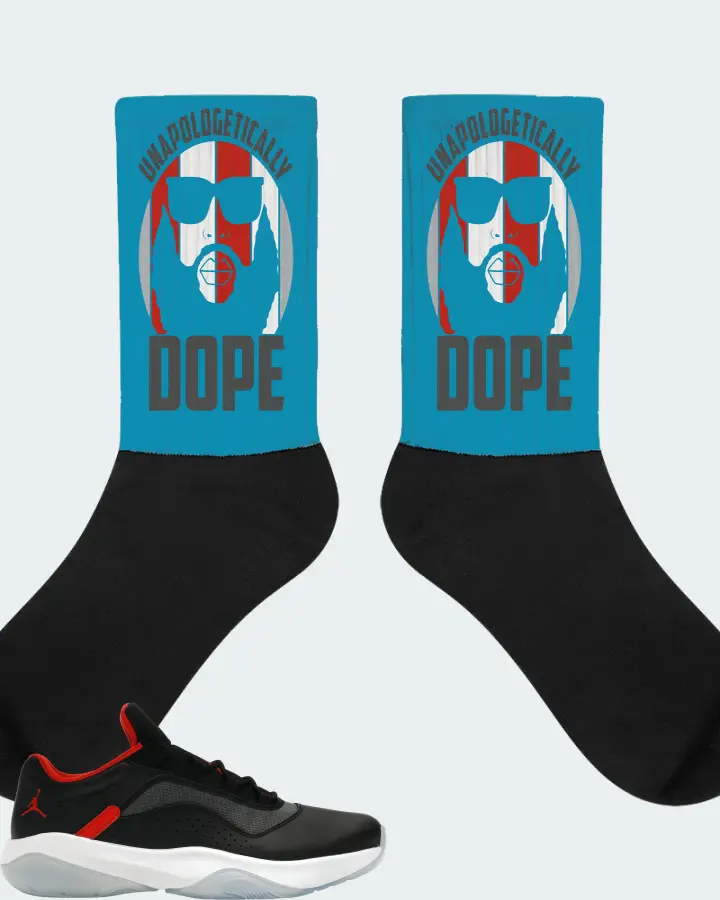 Jordan 11 CMFT Low Sneaker Matching Aqua Socks - UNAPOLOGETICALLY DOPE Man