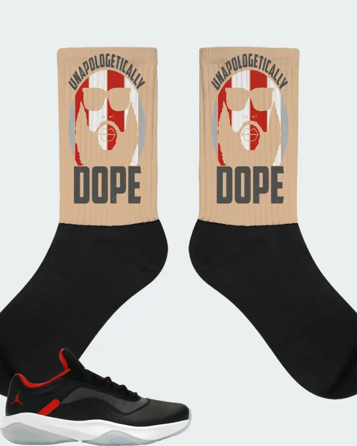 Jordan 11 CMFT Low Sneaker Matching Cream Socks - UNAPOLOGETICALLY DOPE Man
