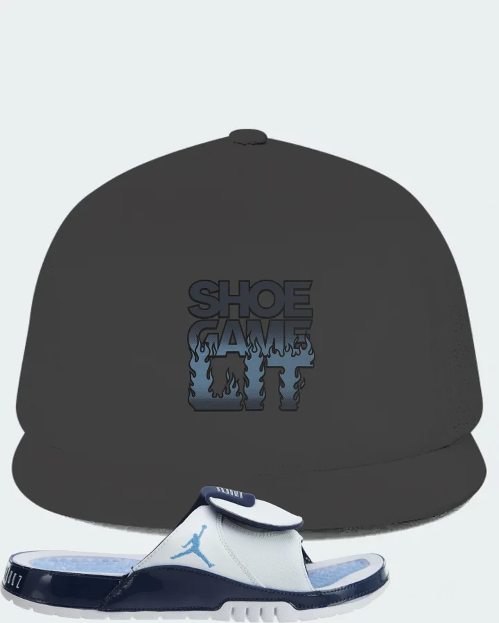 Jordan Hydro Xi Retro Sneaker Matching Dark Grey Hat - Shoe Game Lit Refreshed