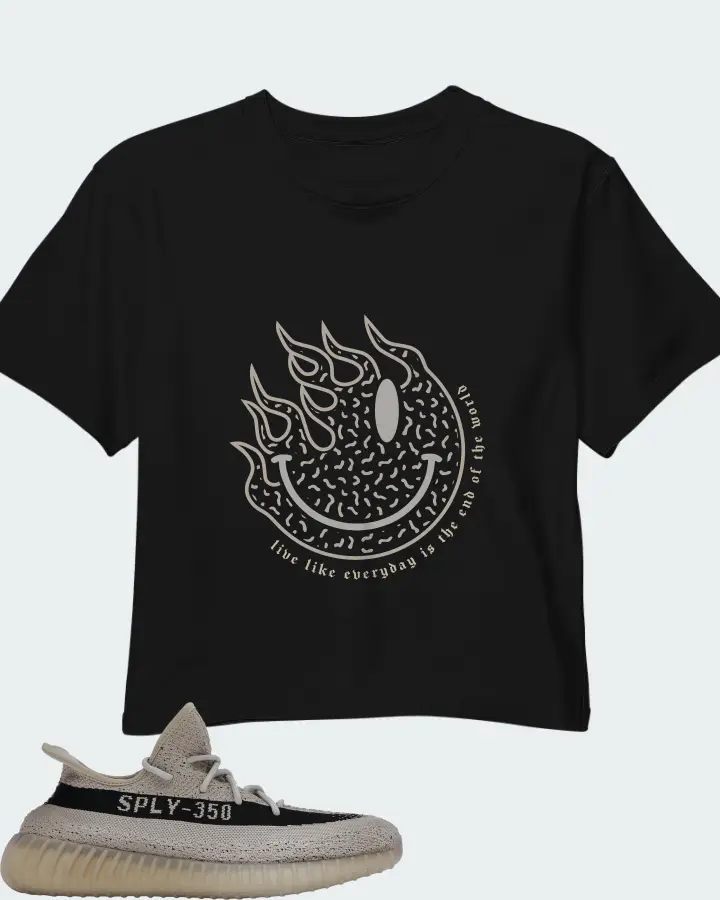 adidas Yeezy Boost 350 V2 Matching Crop Top