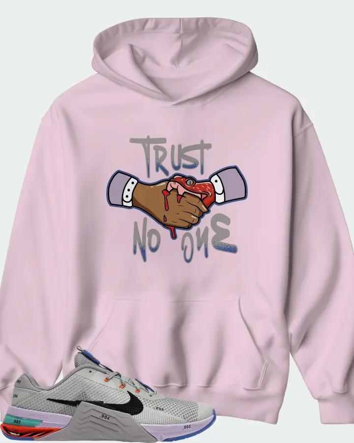 Nike Metcon 7 Sneaker Matching Pink Hoodie - Trust No One