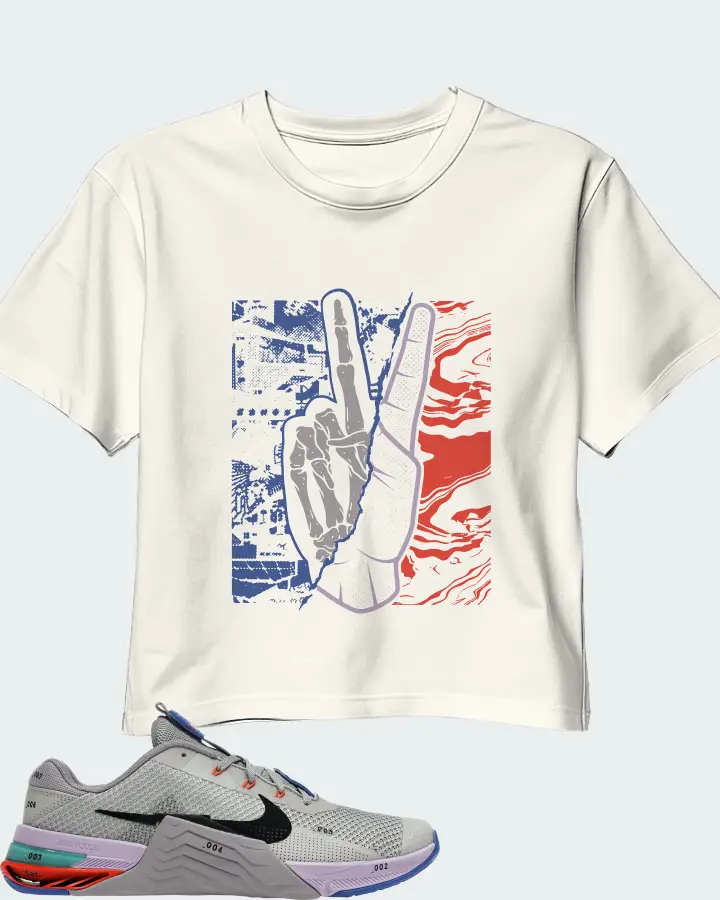 Nike Metcon 7 Sneaker Matching Ecru White Crop Top - Peace of mind