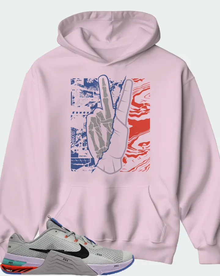 Nike Metcon 7 Sneaker Matching Pink Hoodie - Peace of mind