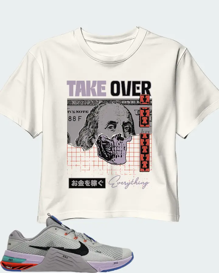 Nike Metcon 7 Sneaker Matching Ecru White Crop Top - Take Over