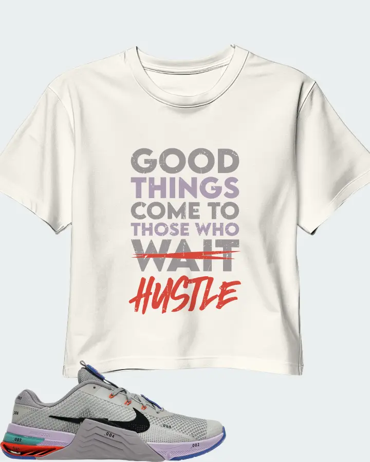 Nike Metcon 7 Sneaker Matching Ecru White Crop Top - Good Things Come