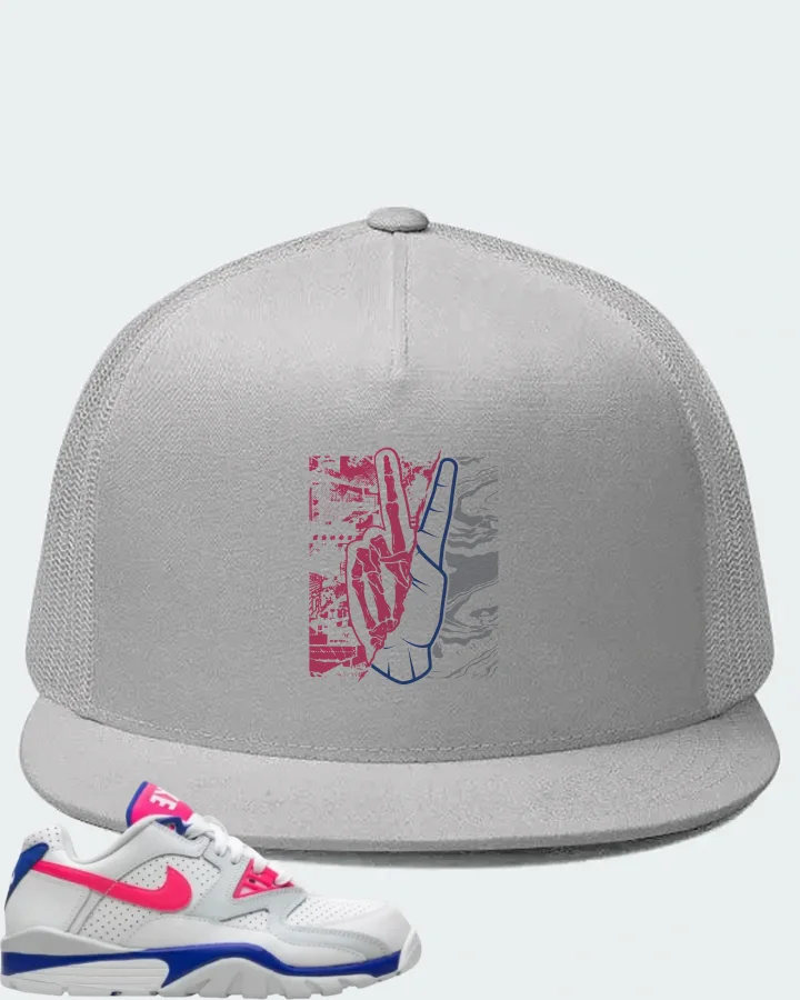 Nike Air Cross Trainer 3 Low Sneaker Matching White Hat - Peace of mind