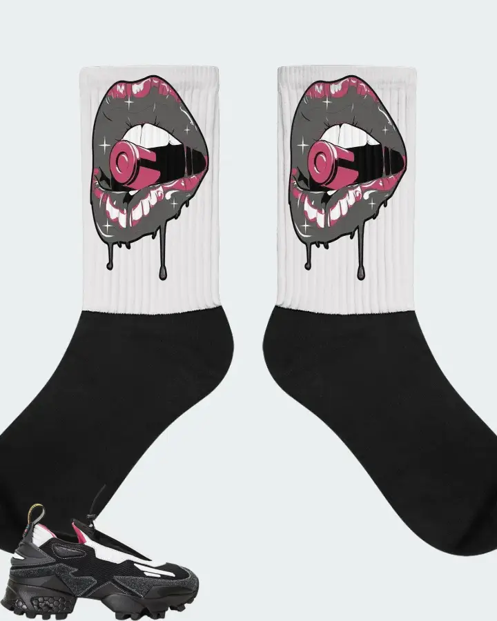 Reebok Experiment 4 Trail Fury Sneaker Matching White Socks - Kiss of Death