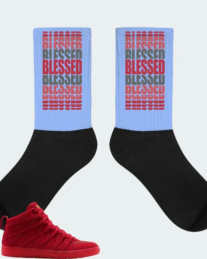 Nike KD 7 NSW Sneaker Matching Carolina Blue Socks - BLESSED Many Times