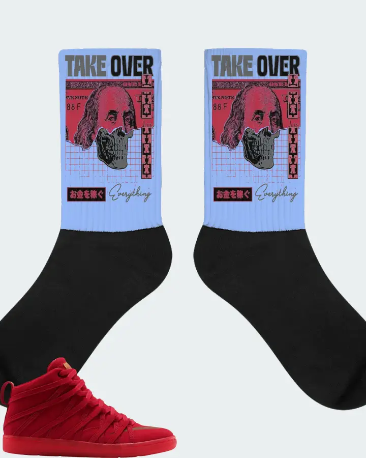 Nike KD 7 NSW Sneaker Matching Carolina Blue Socks - Take Over