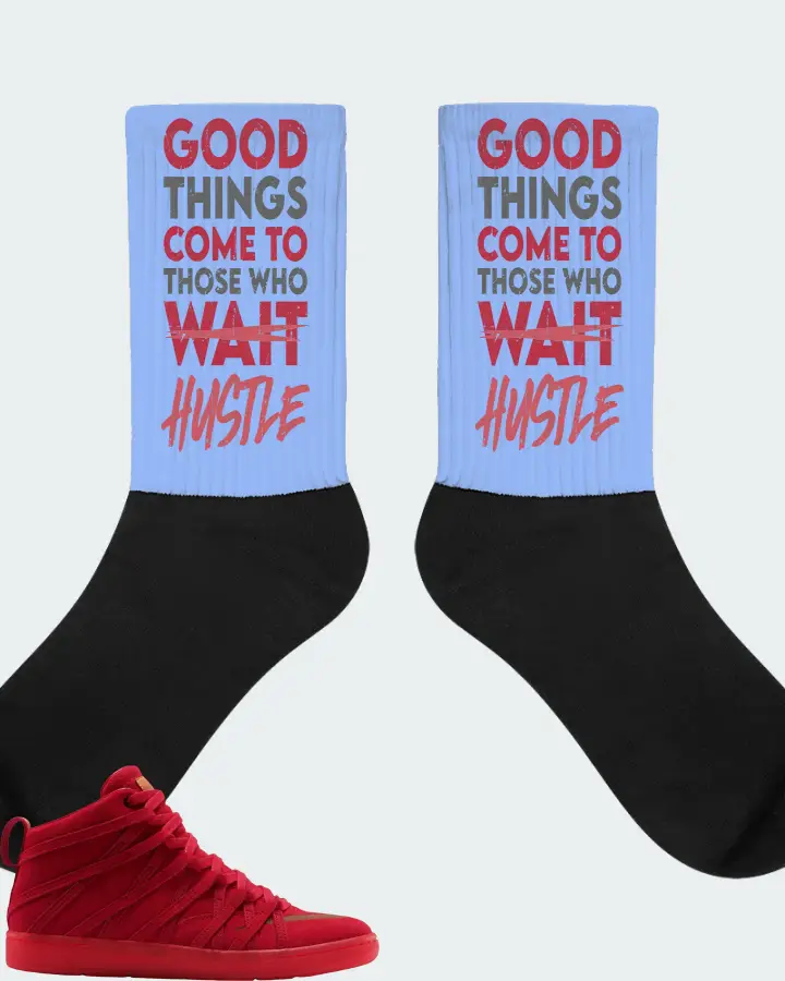 Nike KD 7 NSW Sneaker Matching Carolina Blue Socks - Good Things Come