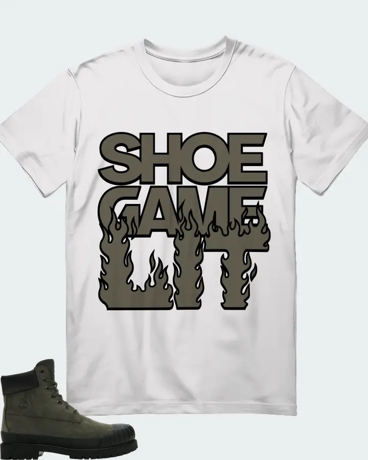 Timberland 6" Boot Sneaker Matching White T-Shirt - Shoe Game Lit Refreshed