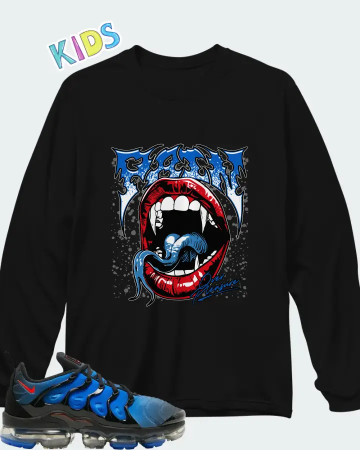 Nike Air VaporMax Plus Knicks Matching Kid's Long Sleeve T-Shirt