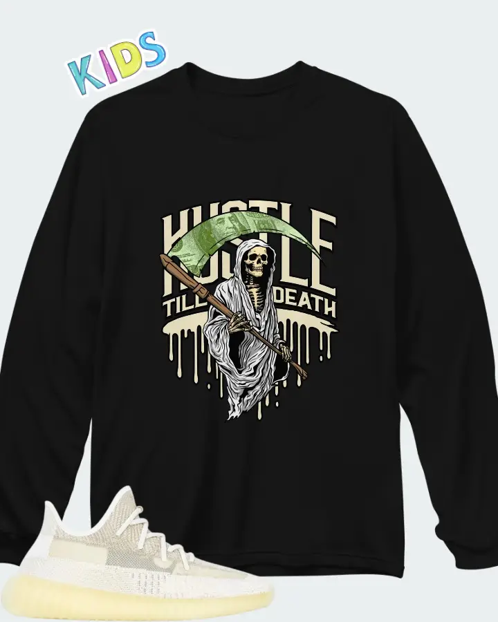 adidas Yeezy Boost 350 V2 Matching Kid's Long Sleeve T-Shirt
