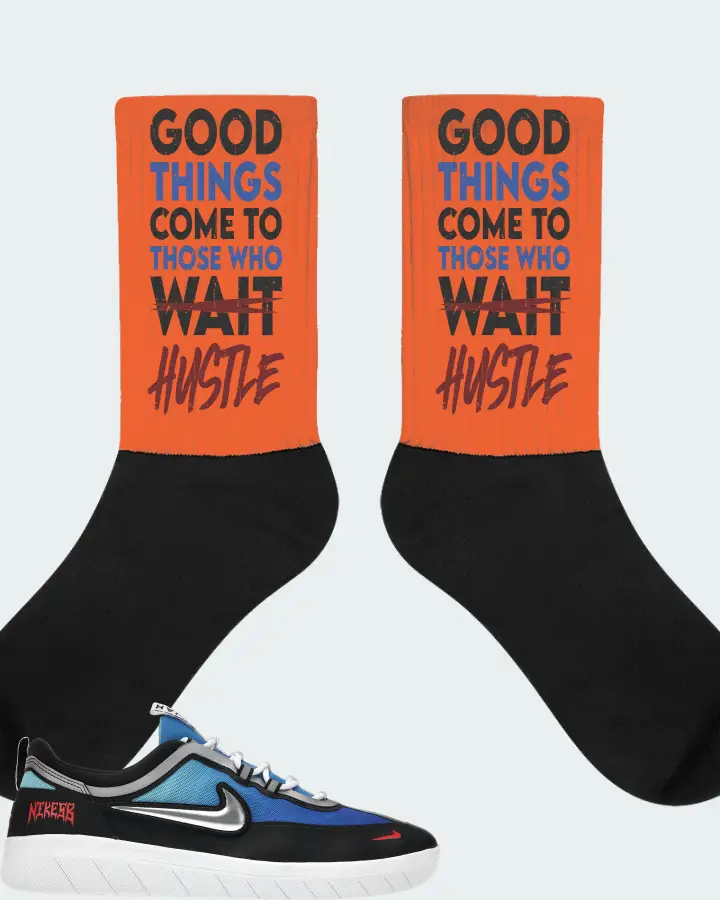 Nike SB Nyjah Free 2 Premium Sneaker Matching Orange Socks - Good Things Come