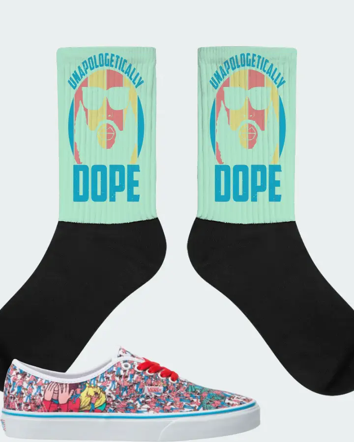 Vans Classic Authentic Sneaker Matching Mint Socks - UNAPOLOGETICALLY DOPE Man