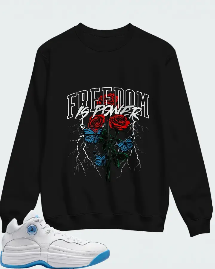 Jordan Jumpman Team 1 White University Blue Matching Sweatshirt