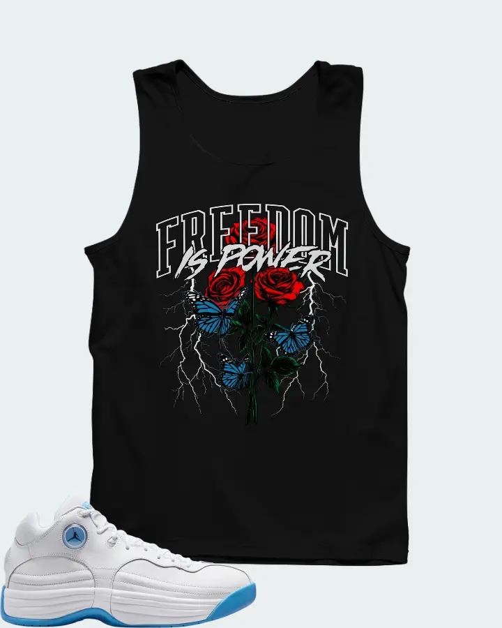 Jordan Jumpman Team 1 White University Blue Matching Tank Top