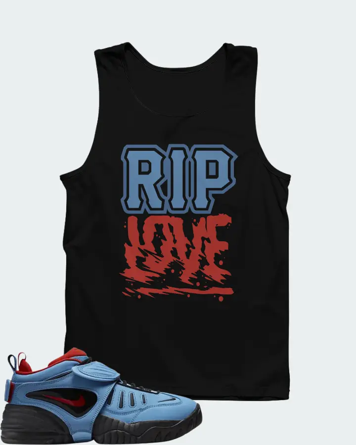 Nike Air Adjust Force AMBUSH University Blue Habanero Red Matching Tank Top