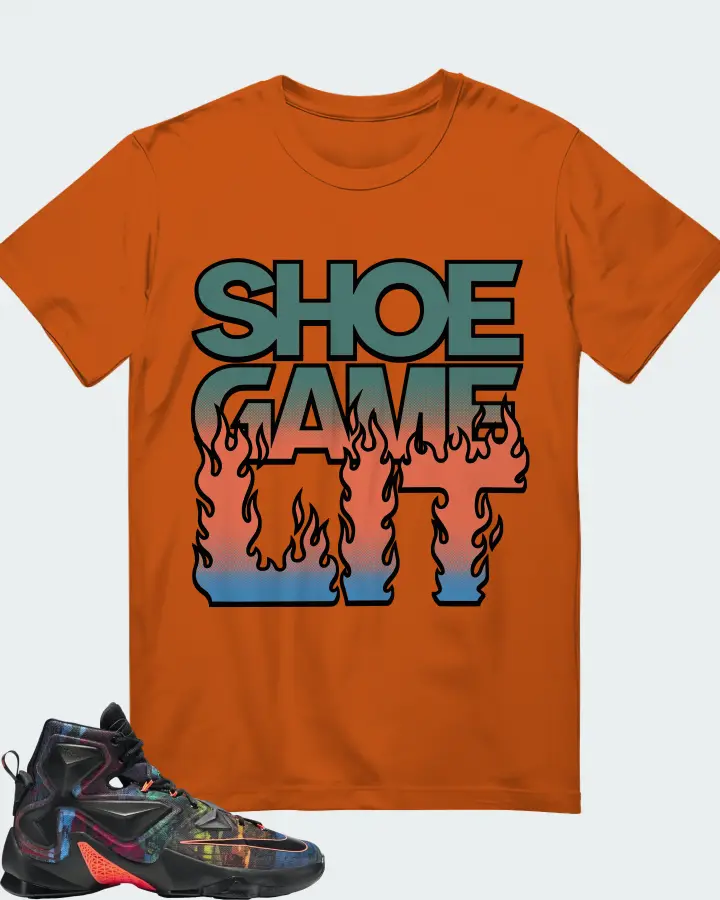 Nike LeBron 13 Sneaker Matching Autumn T-Shirt - Shoe Game Lit Refreshed