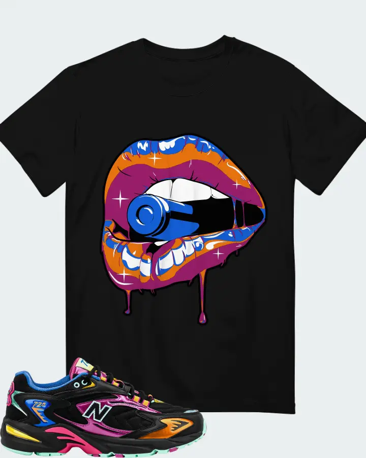 New Balance 725v1 Neon Nights Pack matching t-shirt