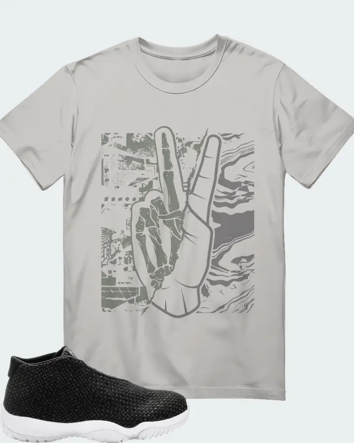 Jordan Future  Sneaker Matching Grey T-Shirt - Peace of mind
