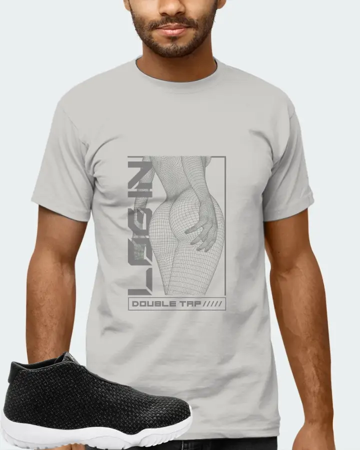 Jordan Future  Sneaker Matching Grey T-Shirt (LOGIN) - View 6
