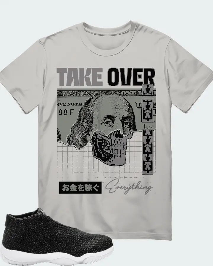 Jordan Future  Sneaker Matching Grey T-Shirt - Take Over