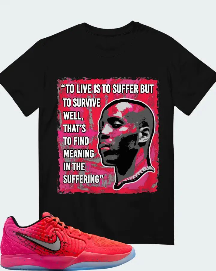 Nike Ja 2 Kool-Aid Bright Crimson Hyper Pink matching t-shirt