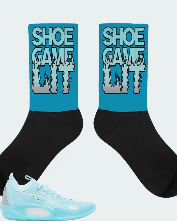 Li-Ning Wade 808 2 Ultra Sneaker Matching Aqua Socks - Shoe Game Lit Refreshed