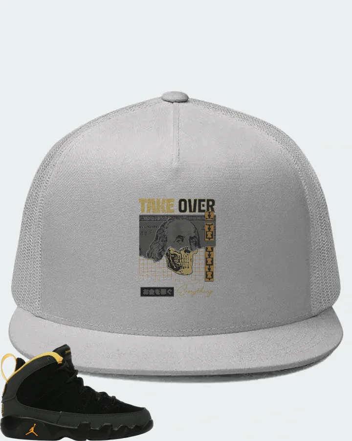Jordan 9 Retro Sneaker Matching White Hat - Take Over