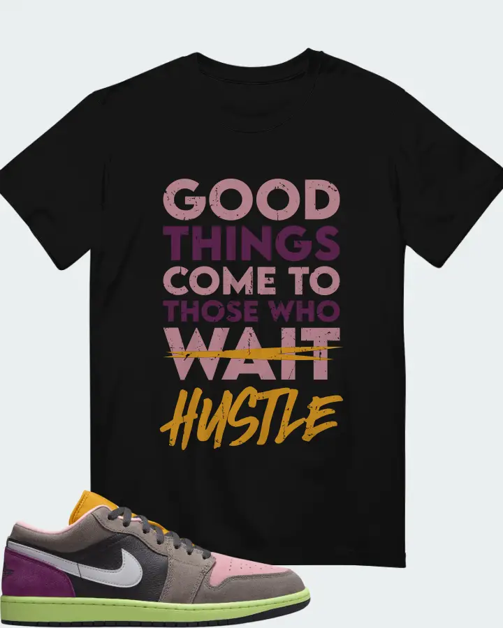 Air Jordan 1 Low Tokyo Bio Hack matching t-shirt