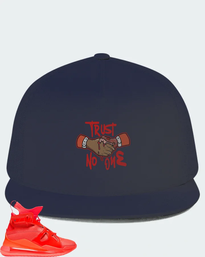 Jordan Air Latitude 720 Sneaker Matching Navy Hat - Trust No One