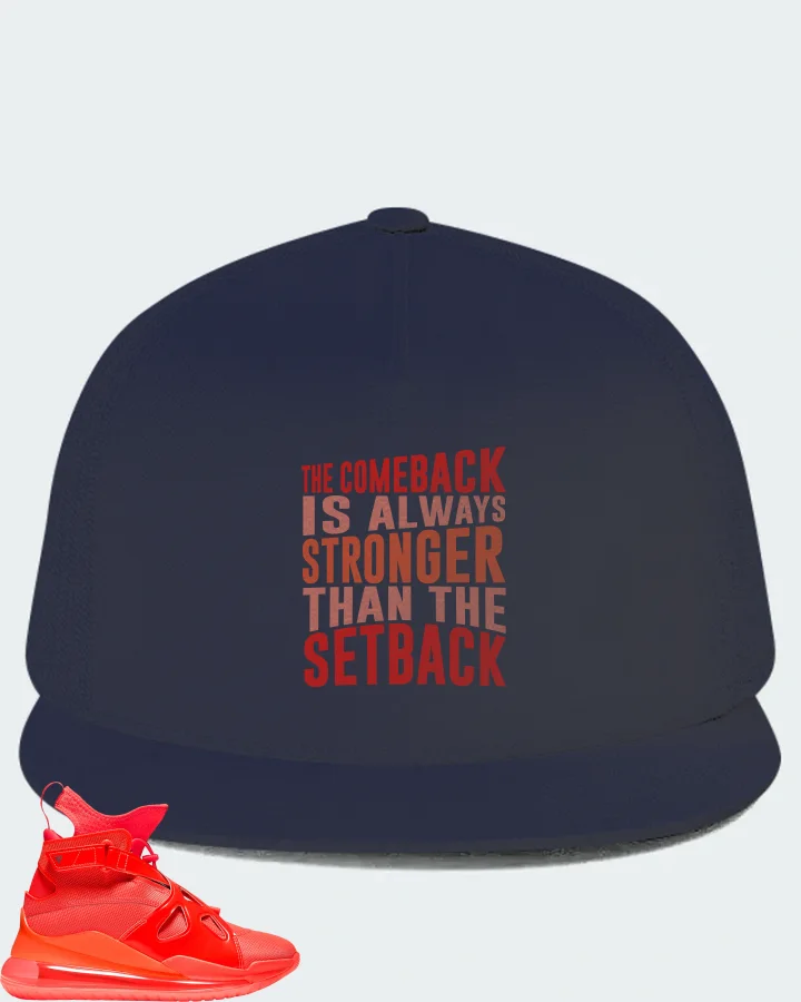 Jordan Air Latitude 720 Sneaker Matching Navy Hat - The Comeback