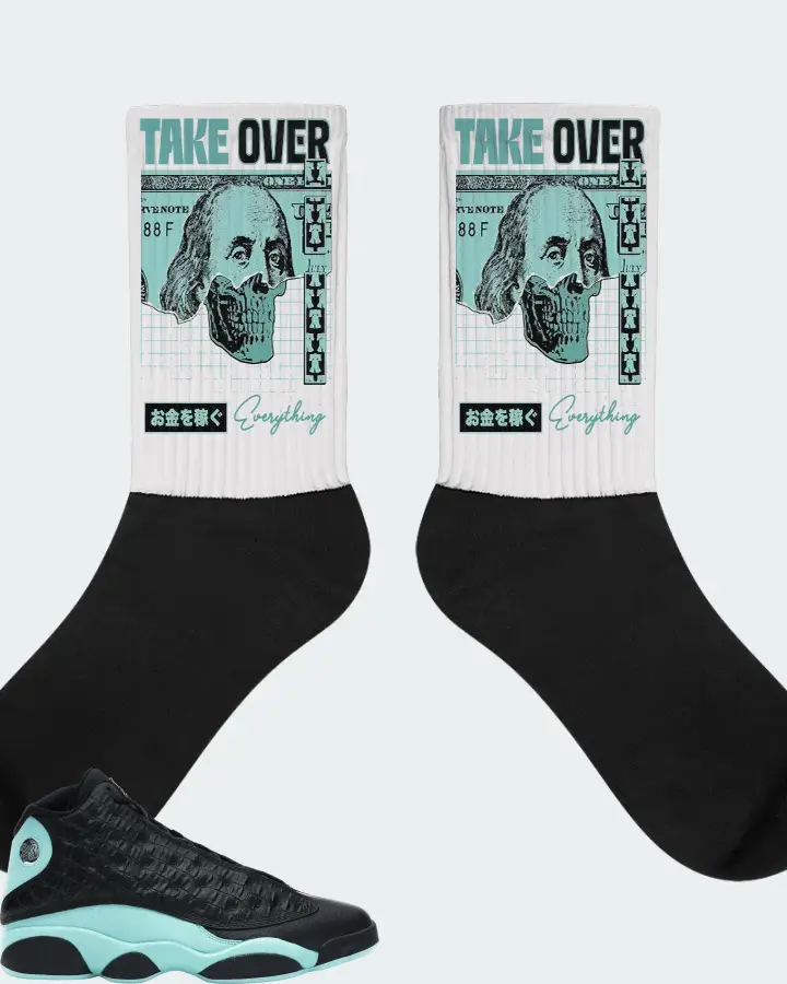 Jordan 13 Retro Sneaker Matching White Socks - Take Over