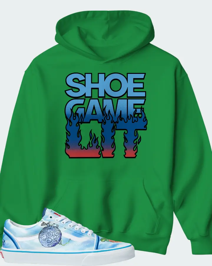 Vans Old Skool Sneaker Matching Kelly Green Hoodie - Shoe Game Lit Refreshed