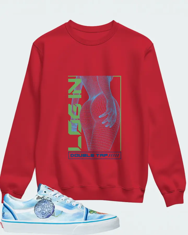 Sweatshirt in Red