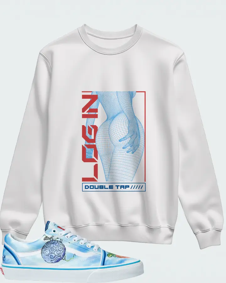Sweatshirt in White