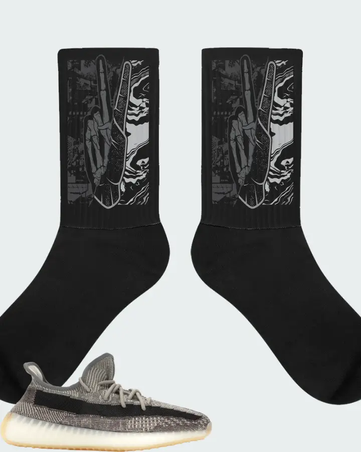 Yeezy Boost 350 V2 Zyon Matching Socks