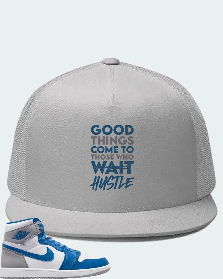 Jordan 1 Retro High OG Sneaker Matching White Hat - Good Things Come