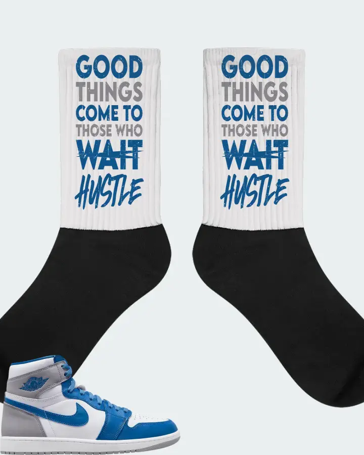 Jordan 1 Retro High OG Sneaker Matching White Socks - Good Things Come