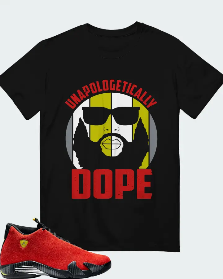Air Jordan 14 Ferrari matching t-shirt