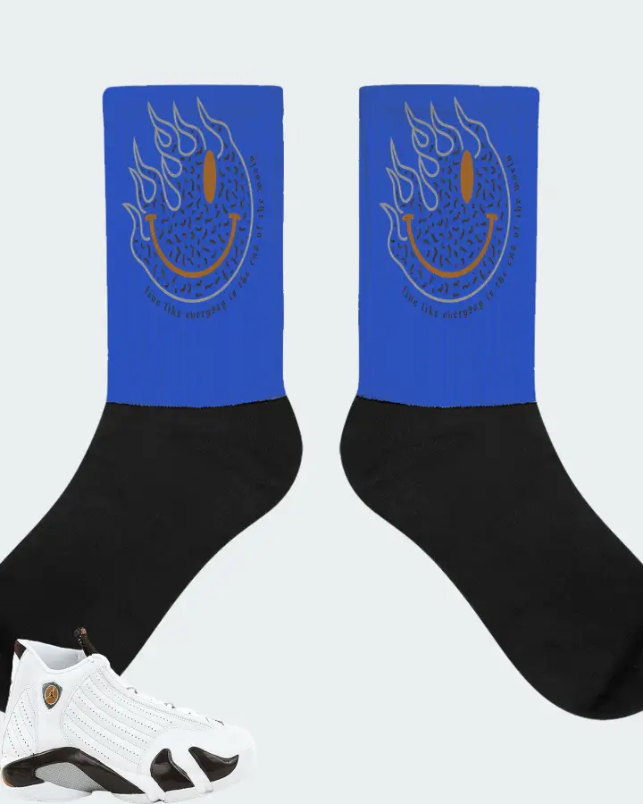 Socks in Royal Blue