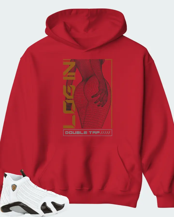 Hoodie in Red