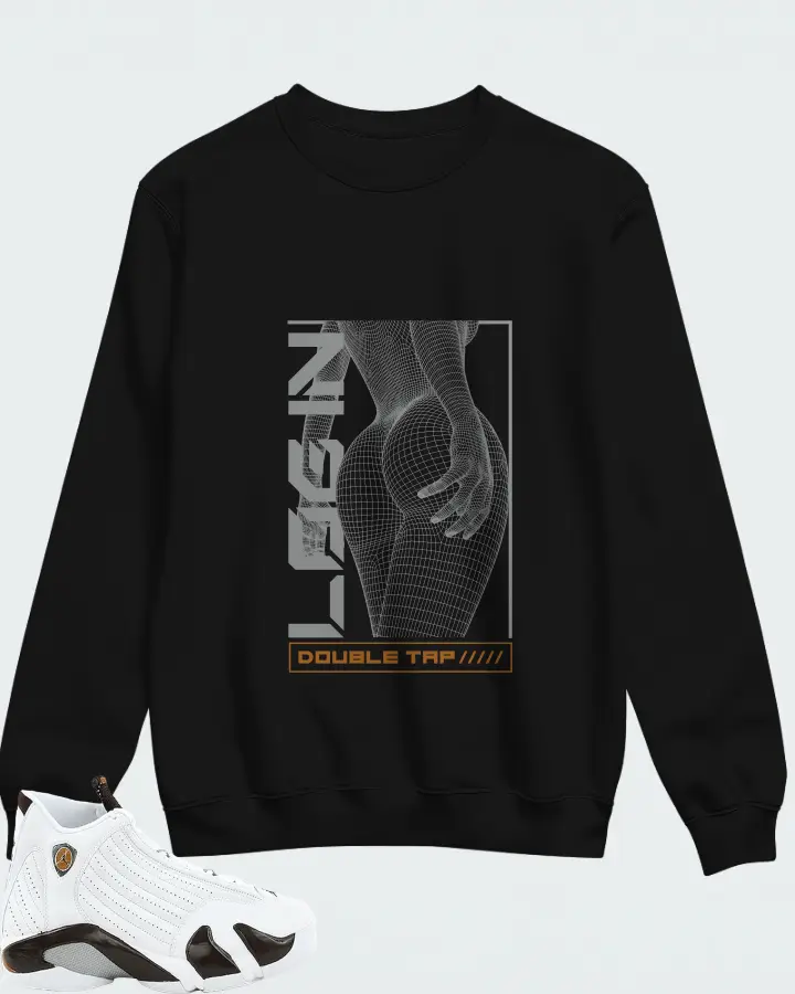 Sweatshirt in Black