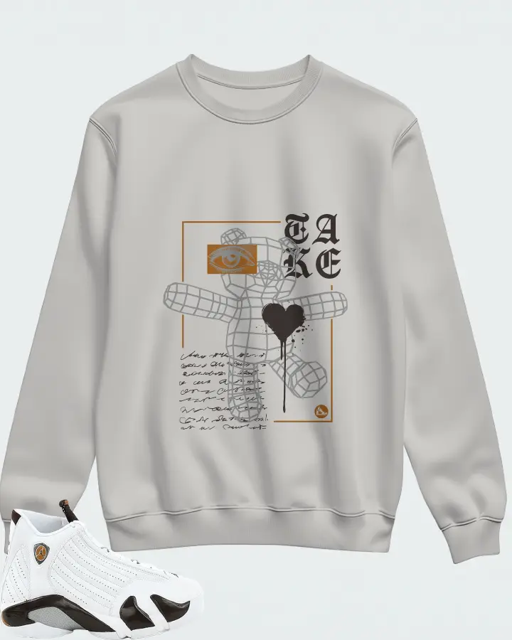 Sweatshirt in Grey